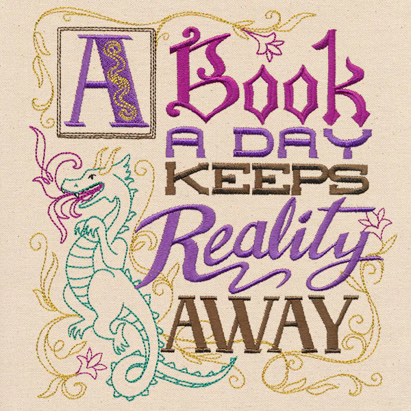 A Book a Day Keeps Reality Away