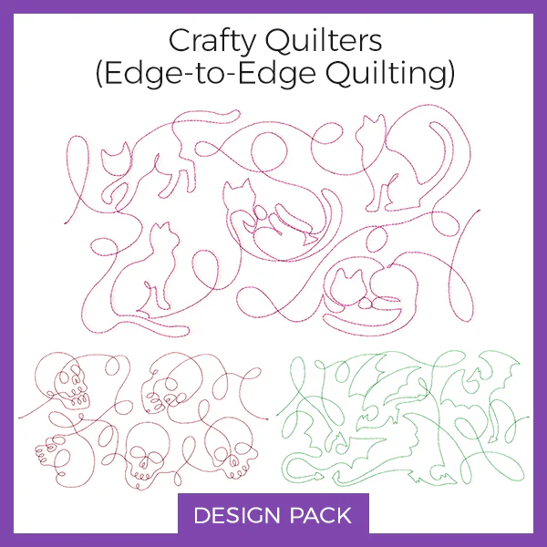 A Crafty Quilters (Edge-to-Edge Quilting) Design Pack - Image 39