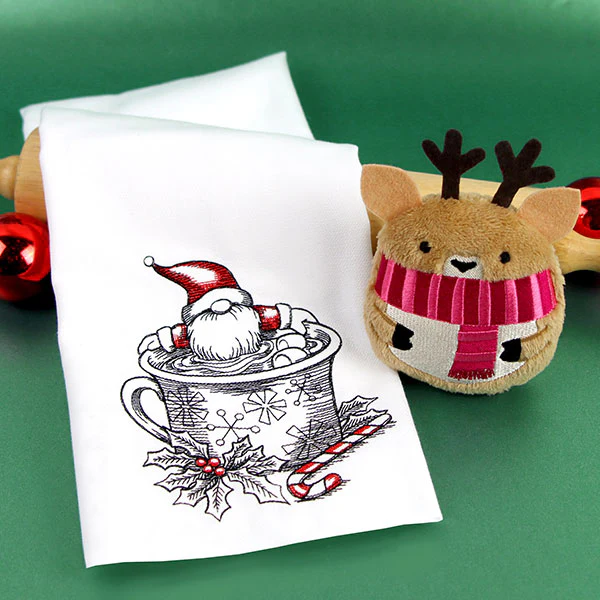 A Day at the Christmas Spa Hot Cocoa Gnome - Image 4