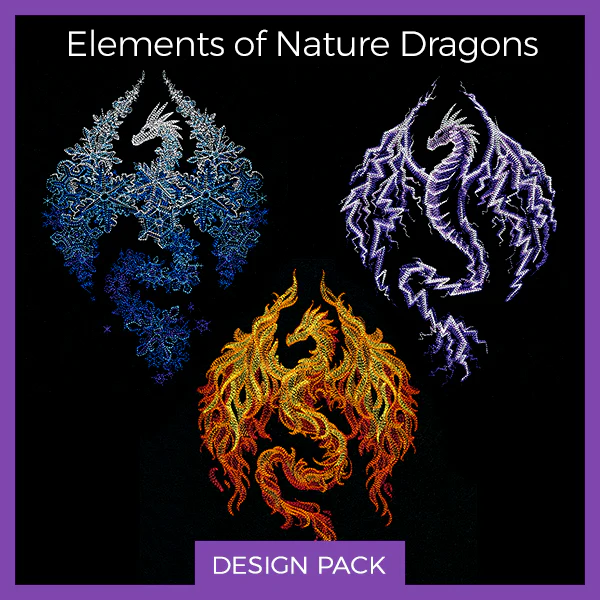 A Elements of Nature Dragons Design Pack - Image 7
