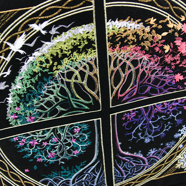 A Four Seasons Kaleidoscope Tree Design Pack - Image 9