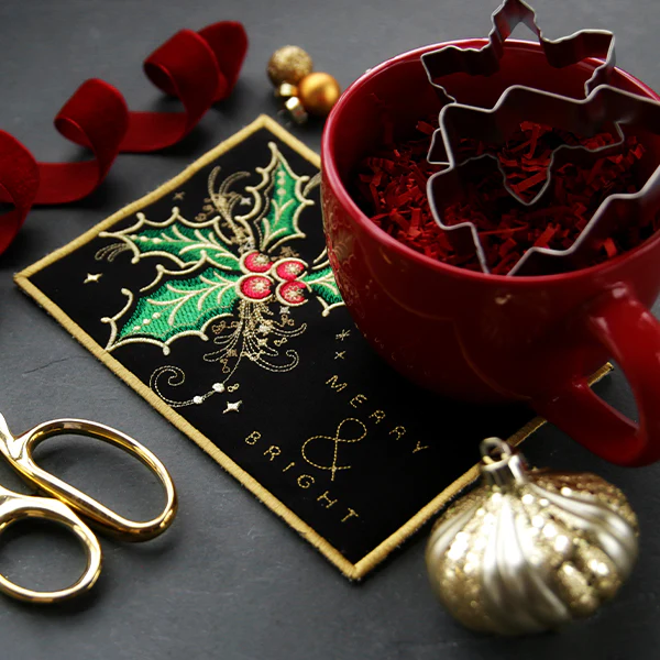 A Gilded Mirage Christmas Kitchen Set (In-the-Hoop) Design Pack - Image 8