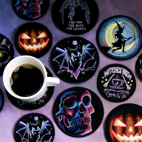 A Halloween Coasters (In-the-Hoop) Design Pack - Image 9
