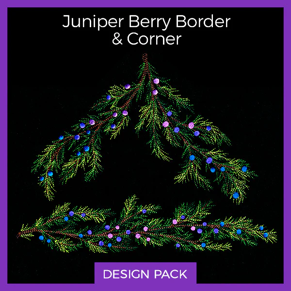 A Juniper Berry Border & Corner Design Pack - Image 9