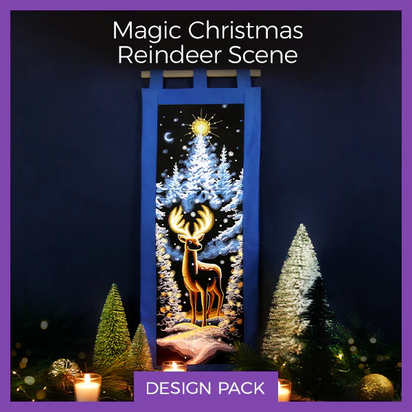 A Magic Christmas Reindeer Scene Design Pack - Image 5