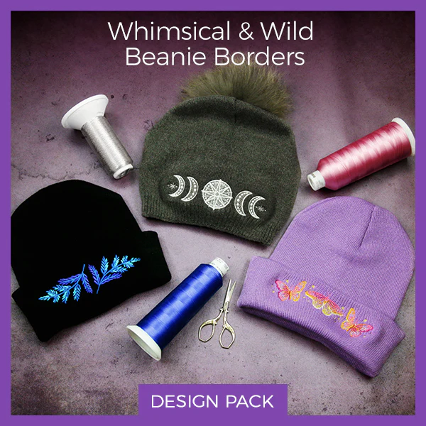 A Whimsical & Wild Beanie Borders Design Pack - Image 5