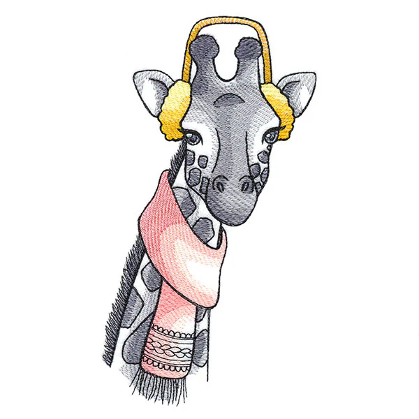 All Bundled Up Giraffe - Image 3