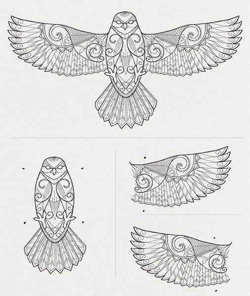 Ascending Hawk (Split)