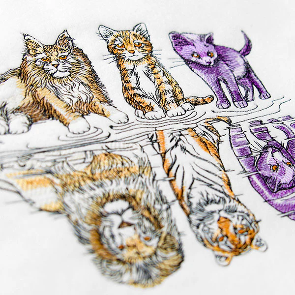 Aspirational Cat Reflections - Image 4