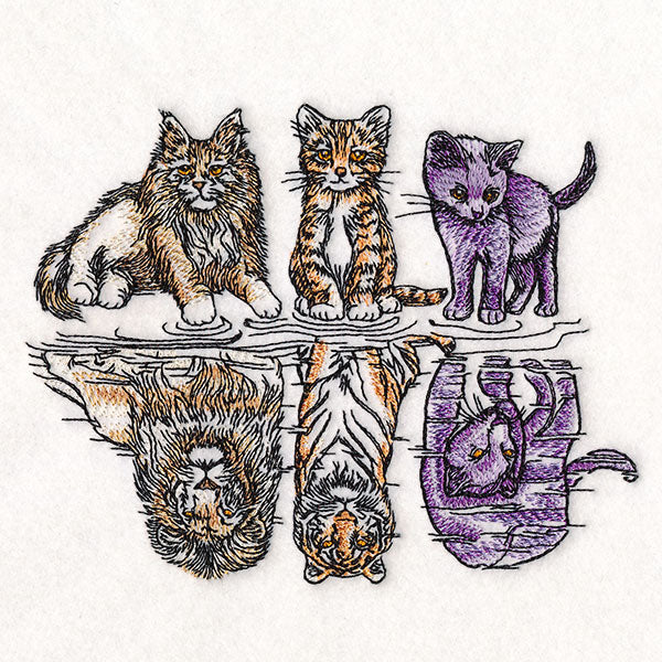 Aspirational Cat Reflections - Image 5