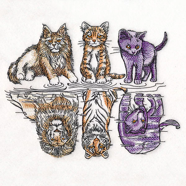 Aspirational Cat Reflections - Image 7