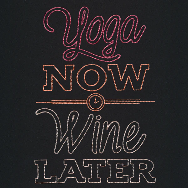 Athleisure - Yoga Now Wine Later - Image 4