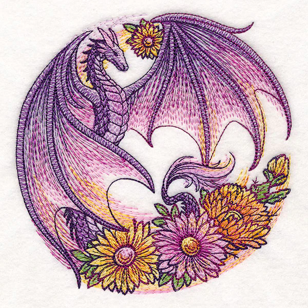 Autumn Flight of Flowers Dragon Wreath - Image 5