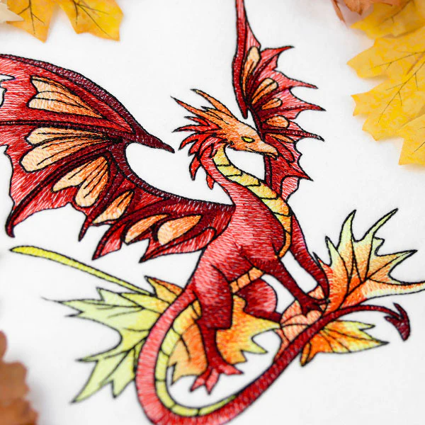 Autumn Leaves Dragon - Image 4