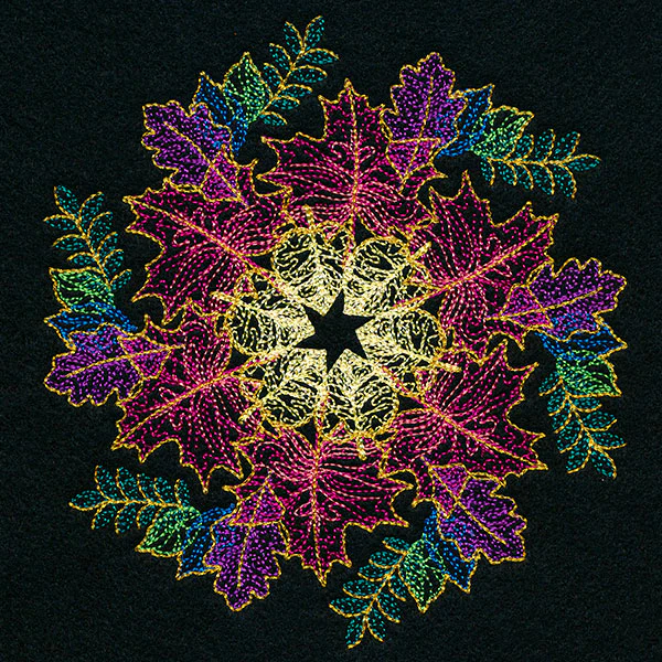 Autumn Leaves Mandala - Image 3