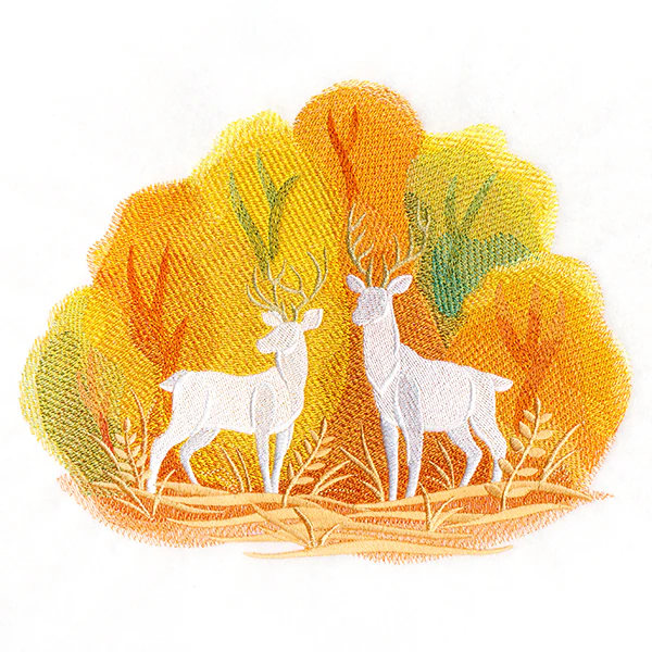 Autumn Stillness Deer - Image 14