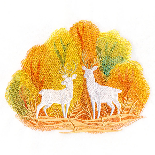 Autumn Stillness Deer - Image 9