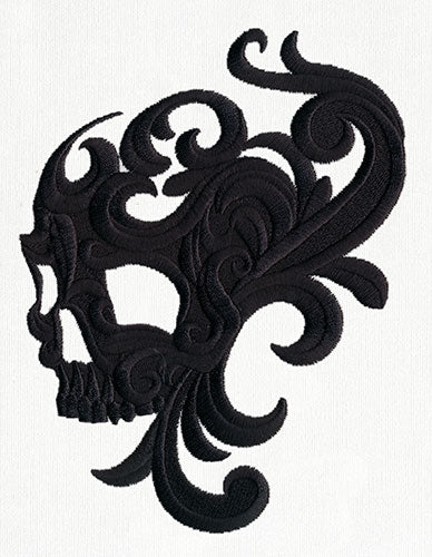 Baroque Swirl Skull - Image 2
