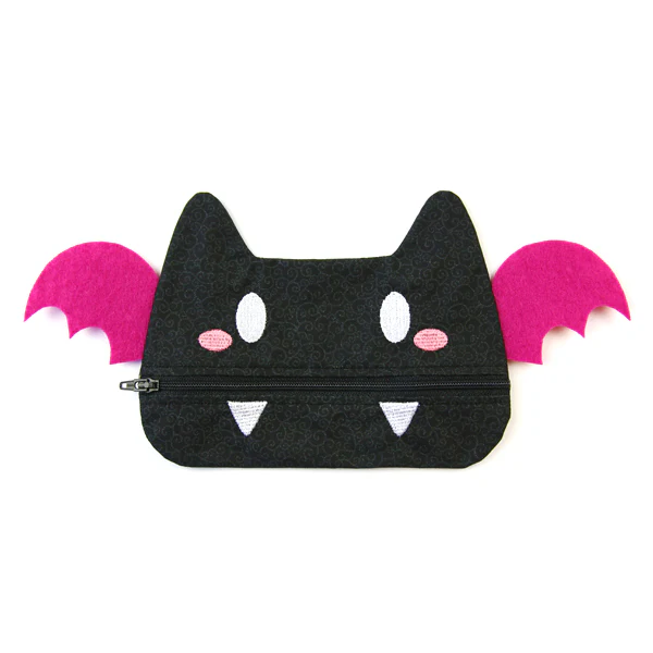 Batty Halloween Zipper Pouch (In-the-Hoop) - Image 3