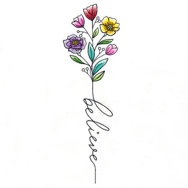 Believe Wildflowers in Bloom