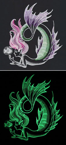 Bioluminescence Mermaid