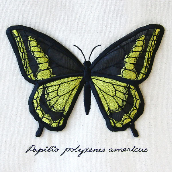 Black Swallowtail Display (3D Applique) - Image 4