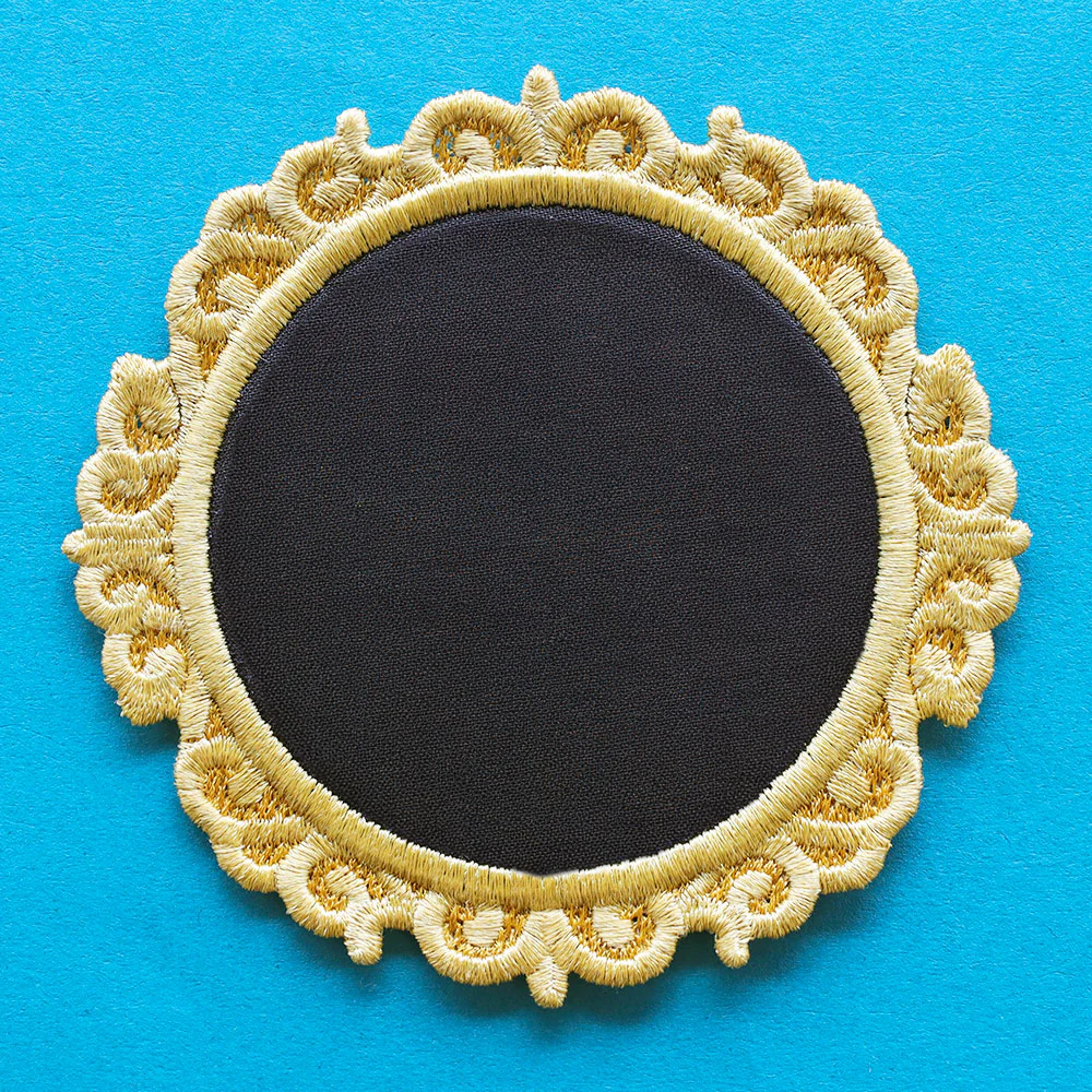 Blank Lace Edge Frame Coaster - Circle (In-the-Hoop) - Image 5