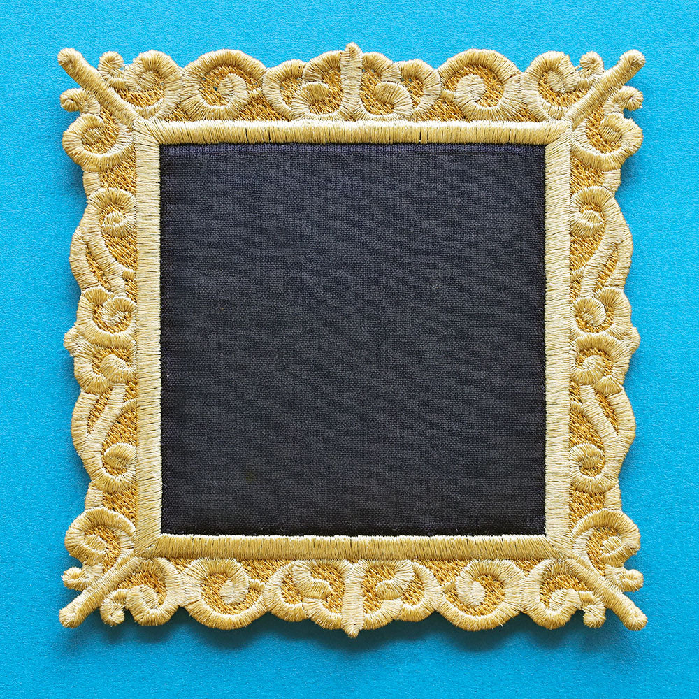 Blank Lace Edge Frame Coaster - Square 1 (In-the-Hoop) - Image 7