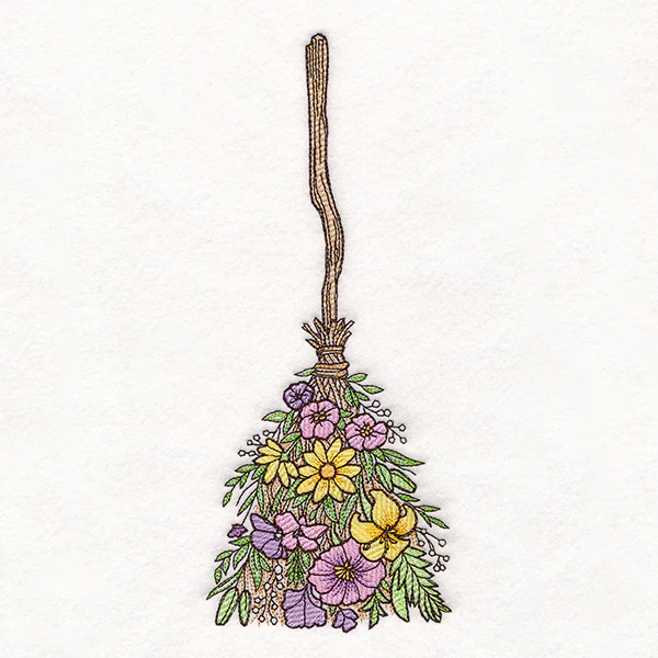 Blooming Magic Witch Broom