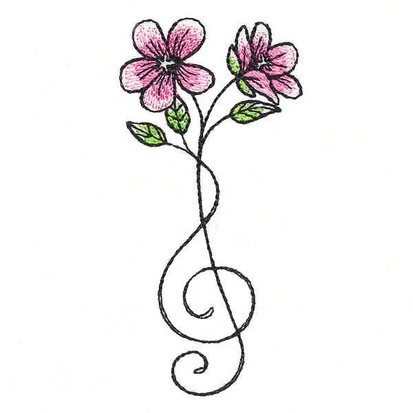 Blooming Treble Clef - Image 5
