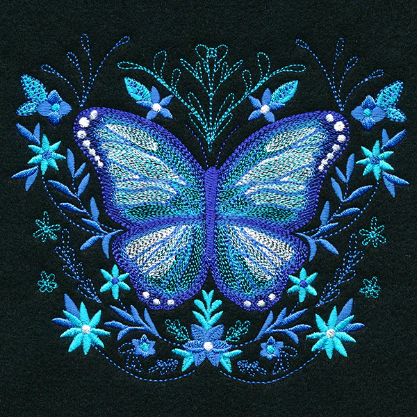 Blue Morpho in Botanicals - Image 5