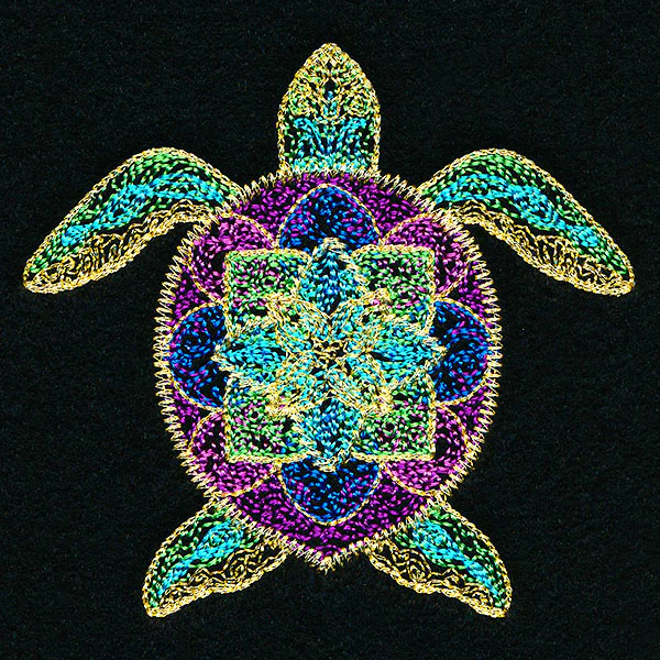 Bohemian Flourish Sea Turtle - Image 4