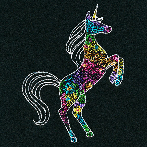 Bohemian Flowers Unicorn - Image 3