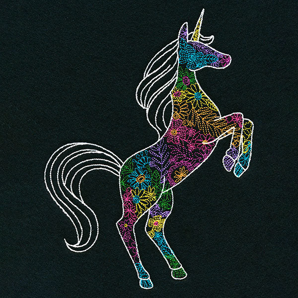 Bohemian Flowers Unicorn - Image 4