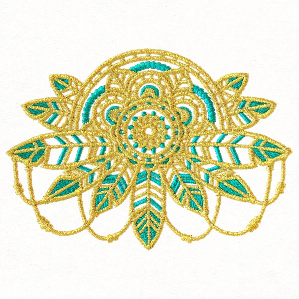 Bohemian Gold - Feathers Medallion - Image 5