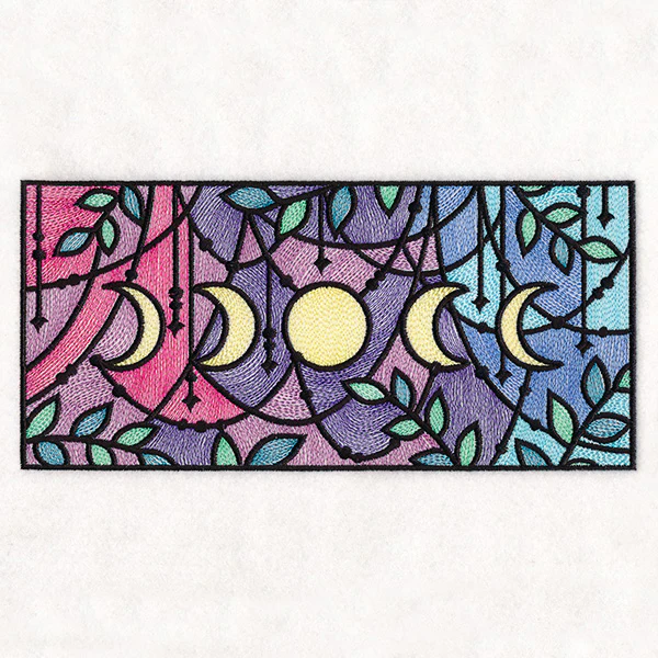 Bohemian Moon Phases Stained Glass - Image 8