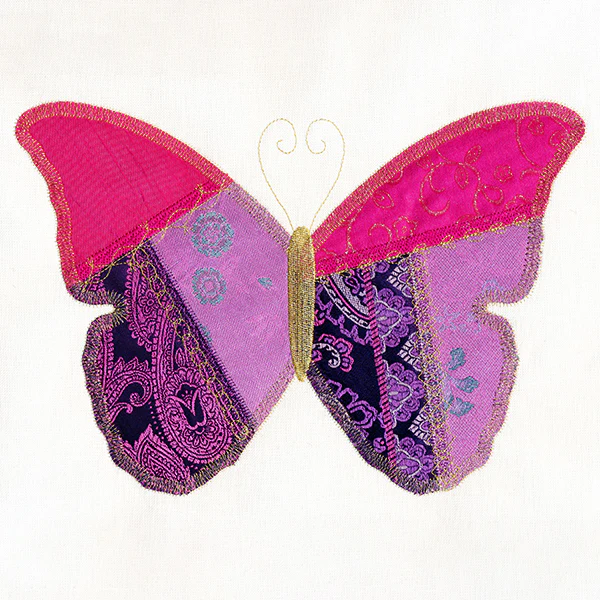 Bohemian Patchwork Butterfly (Applique) - Image 4