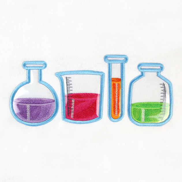 Bonded Beaker Border (Vinyl Applique) - Image 2