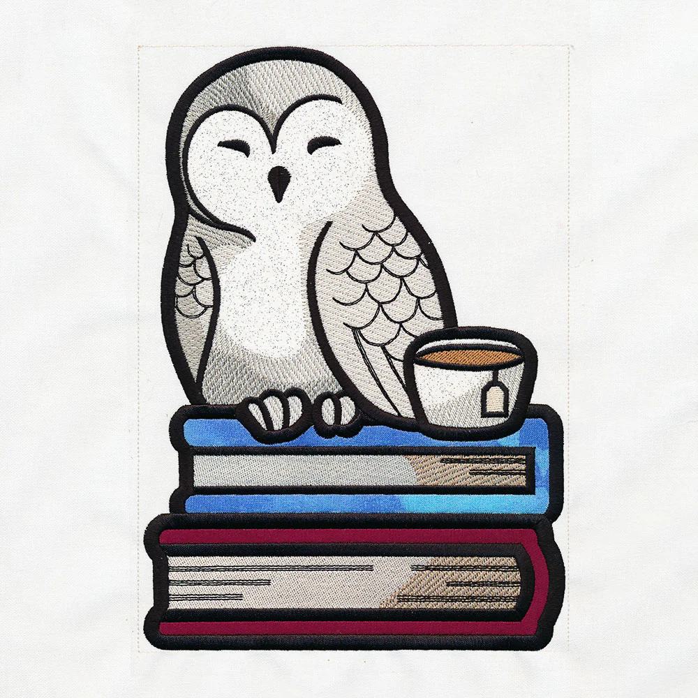 Book Stack Buddies (Applique) - Owl - Image 5