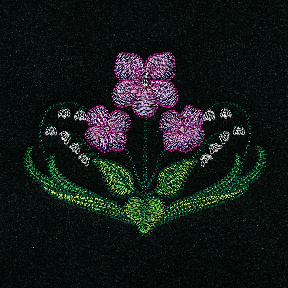 Botanical Bat Set (Applique) - Image 6