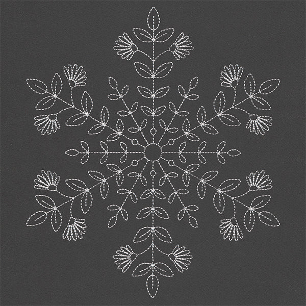Botanical Winter Snowflake - Image 2