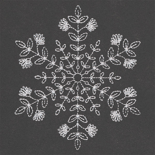 Botanical Winter Snowflake - Image 4