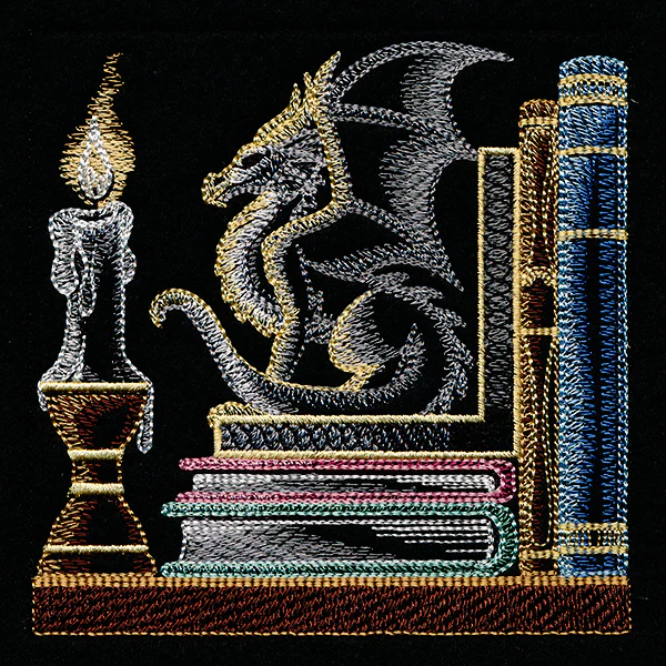 Build a Bookshelf Scene – Dragon and Candle - Image 7