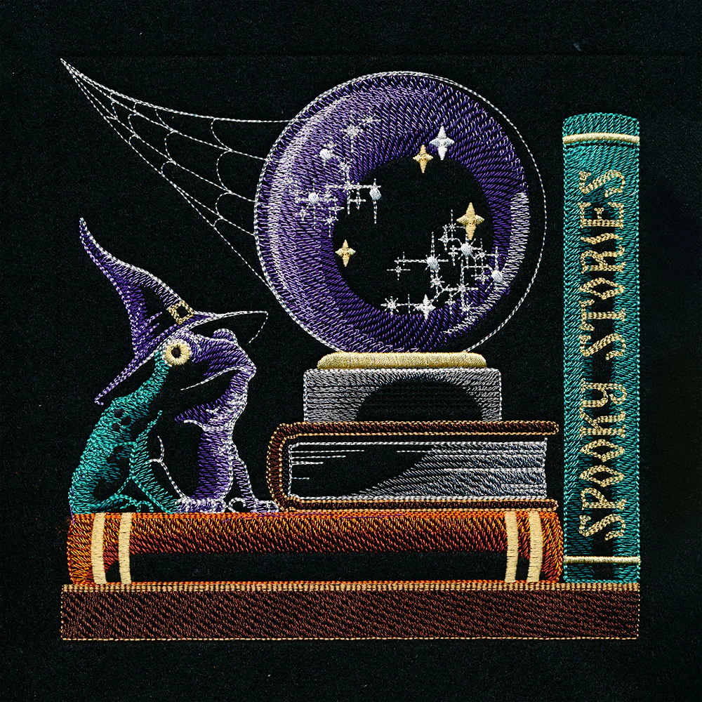 Build a Halloween Bookshelf Scene - Crystal Ball & Frog - Image 6