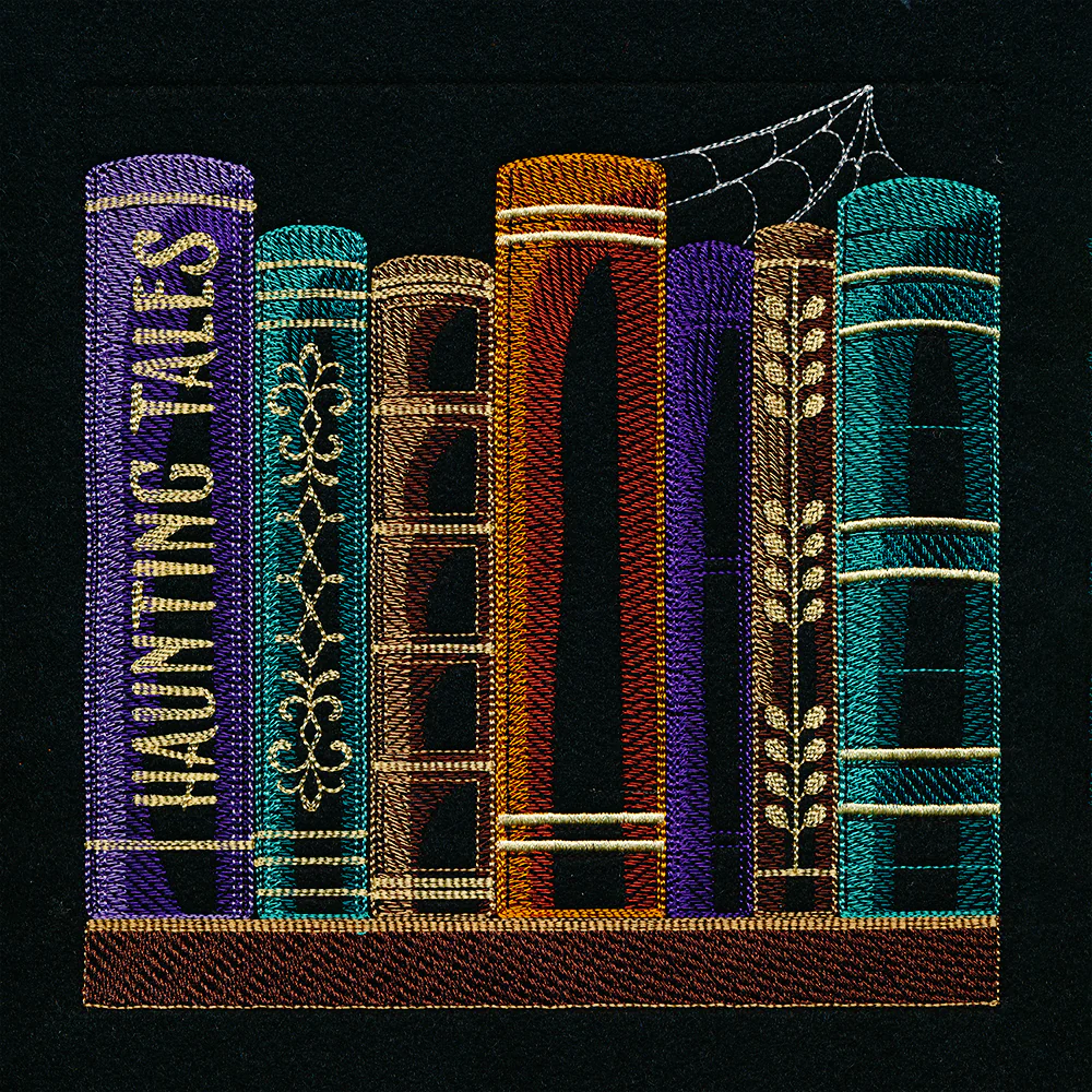 Build a Halloween Bookshelf Scene - Haunting Tales Stack