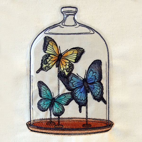 Butterfly Bell Jar (Vinyl Applique) - Image 3