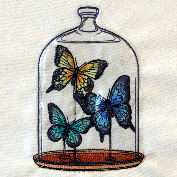 Butterfly Bell Jar (Vinyl Applique) - Image 4