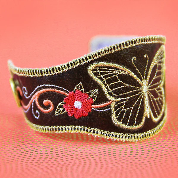Butterfly Dreams Cuff (In-the-Hoop) - Image 4