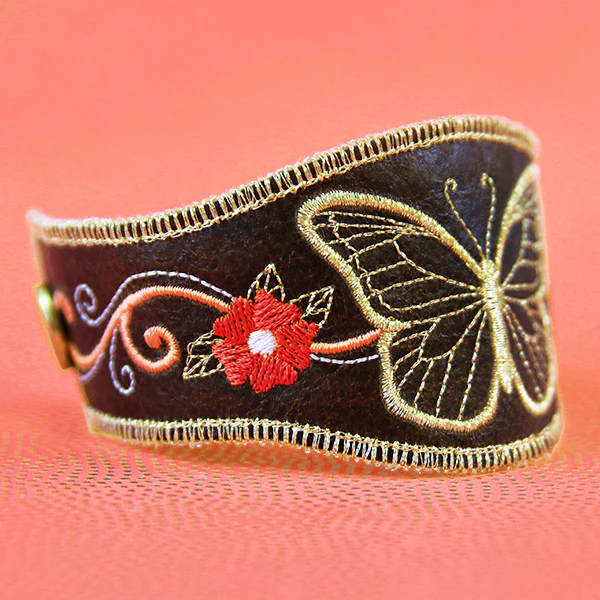 Butterfly Dreams Cuff (In-the-Hoop) - Image 7