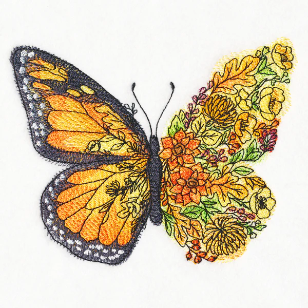 Butterfly in Flowers - Image 3